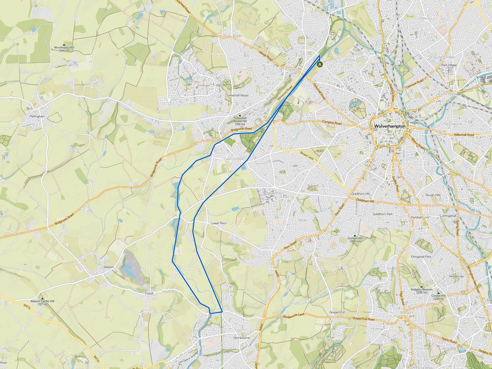 The best walks and hikes around Wolverhampton | Komoot